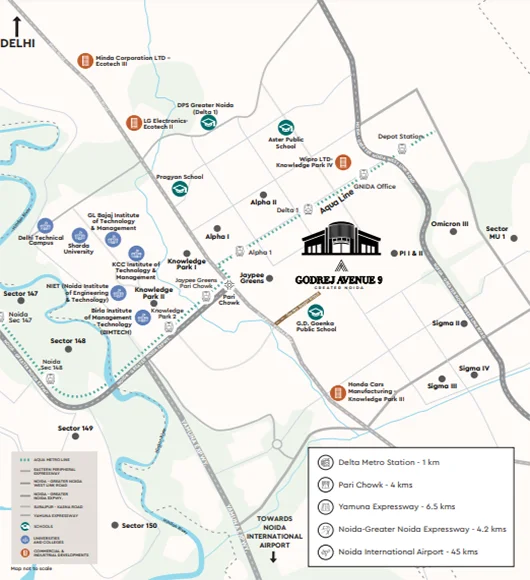 Godrej Avenue 9 location map