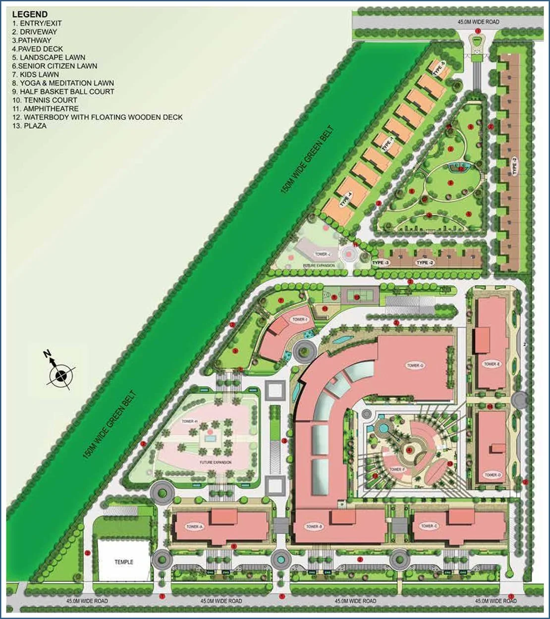 Godrej Avenue 9 site plan