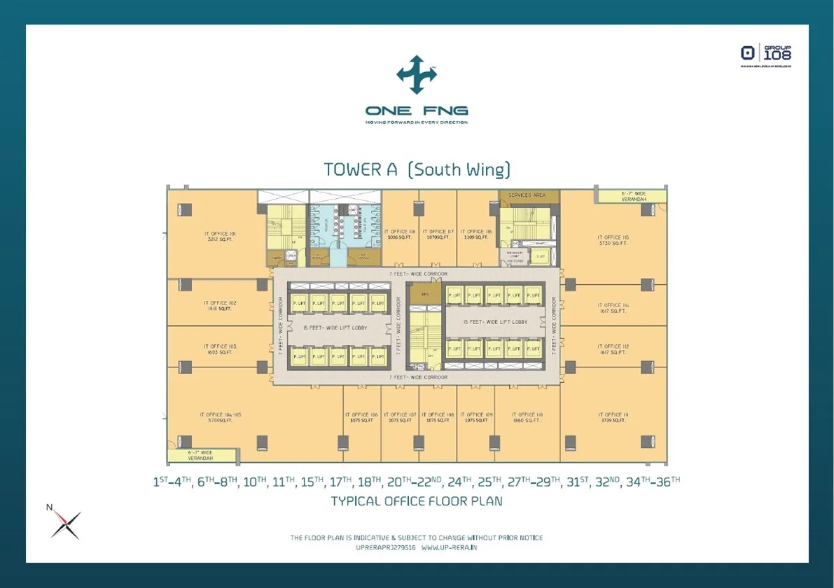 Group 108 One FNG Office Tower A plan