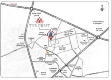 Himalayan The Crest Studios location map